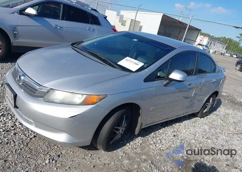 2012 Honda Civic Lx z USA, uszkodzony, nr VIN 19XFB2F50CE070922